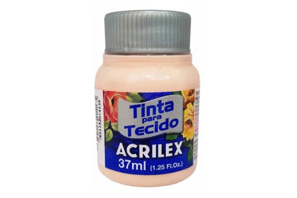 TINTA TECIDO FOSCA 37 ML SALMAO ACRILEX